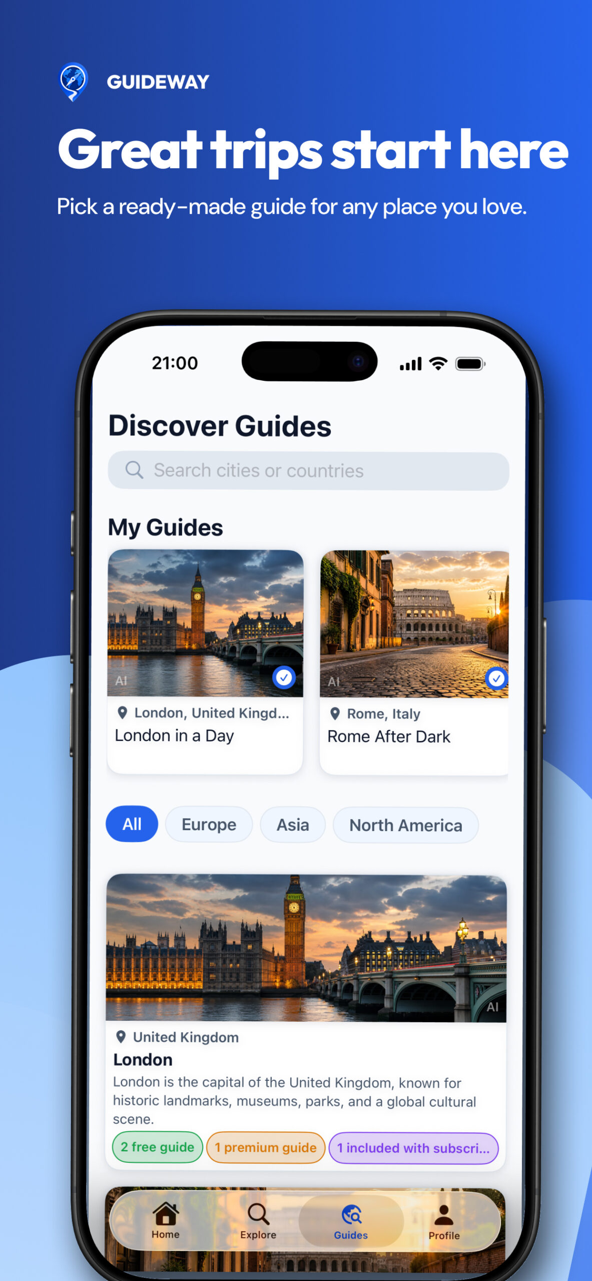 GuideWay: Travel and Guide